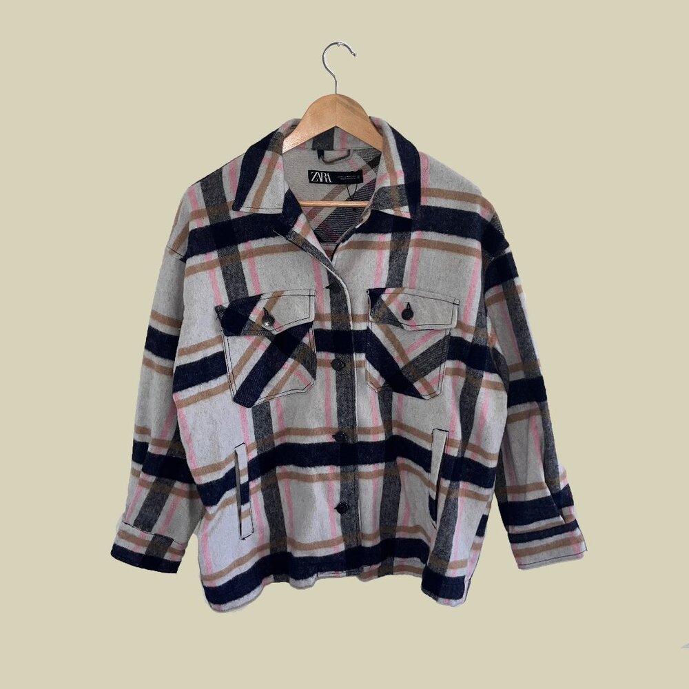 Zara Plaid Jacket